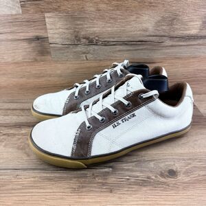 H.S. Trask & Co. Shoes Mens 9M Low Top Sneakers Beige Canvas Round Toe L…